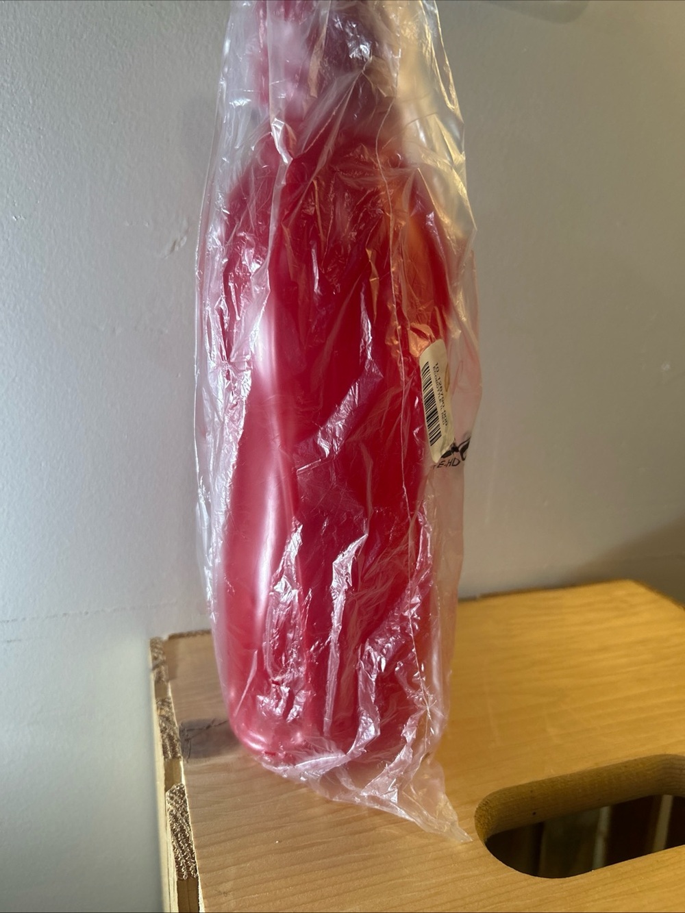 Tupperware Red Water Bottle with Screw Cap